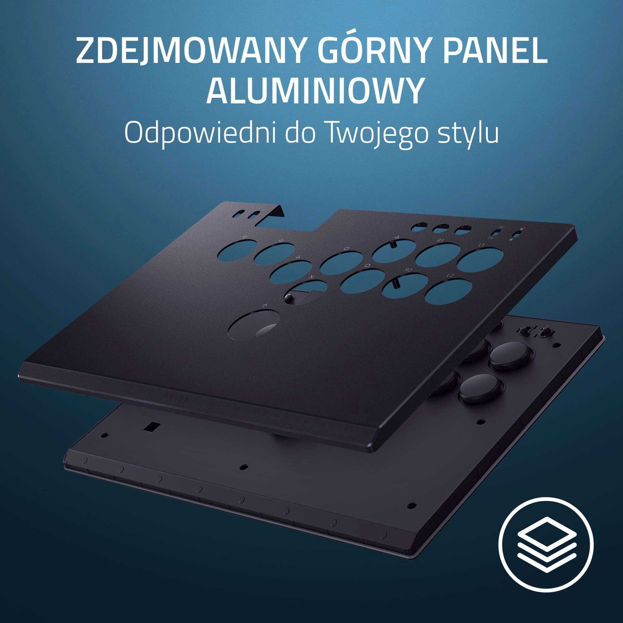 Kontroler Razer Kitsune do PC, PS5 Przewodowy Czarny