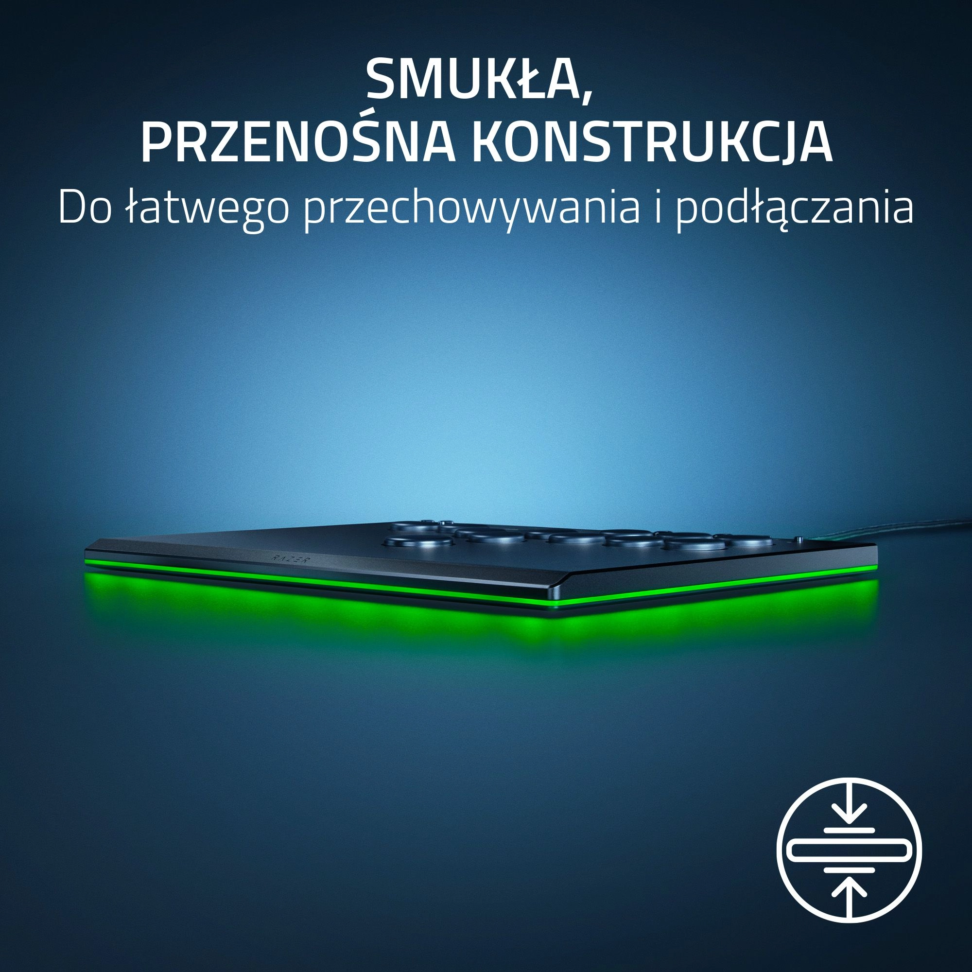 Kontroler Razer Kitsune do PC, PS5 Przewodowy Czarny