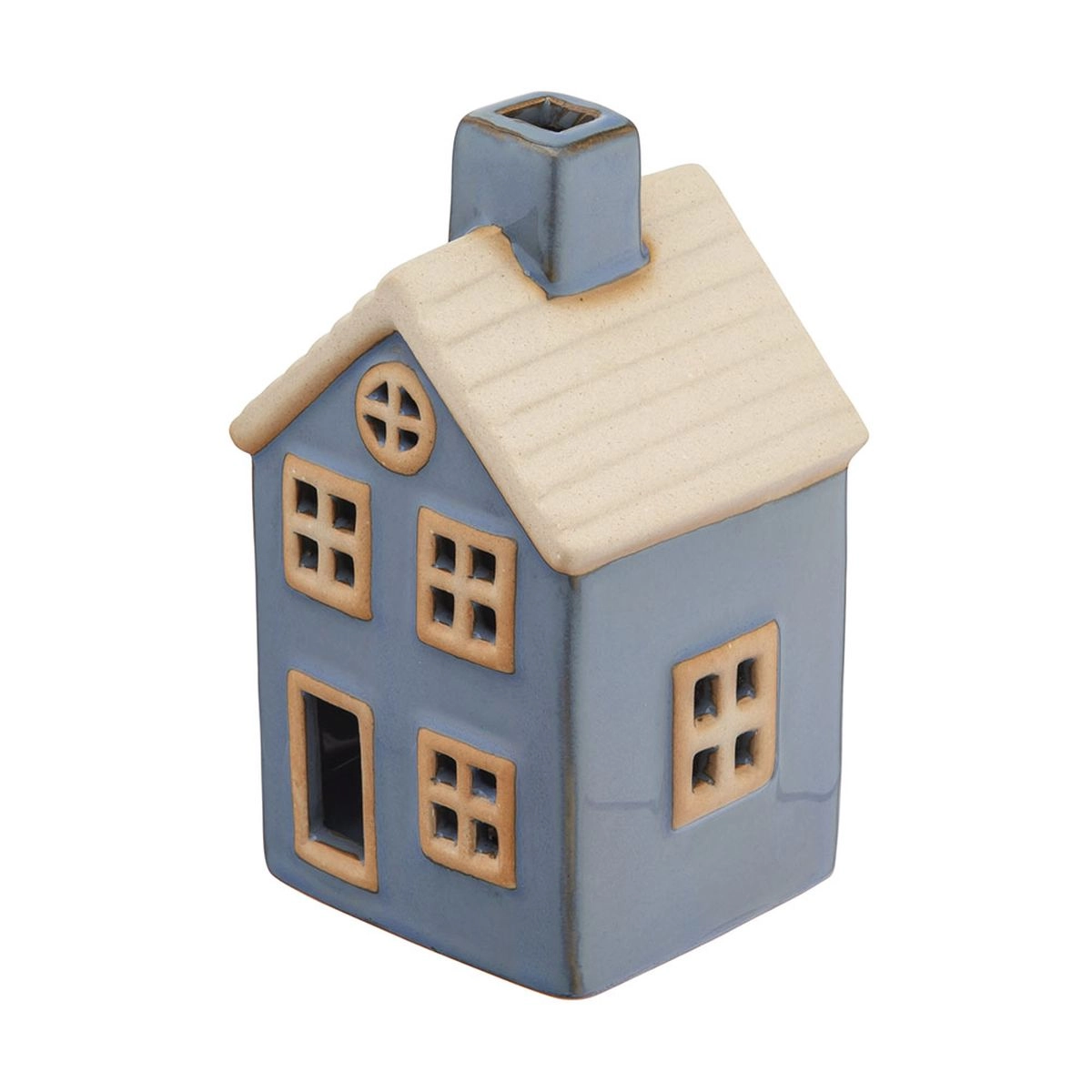 Świecznik Altom Design Domek LED 1701001302 Niebieski