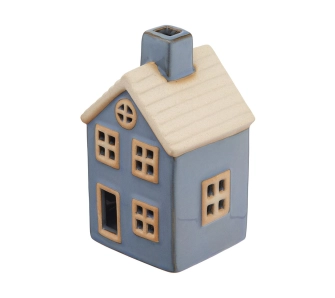 Świecznik Altom Design Domek LED 1701001302 Niebieski