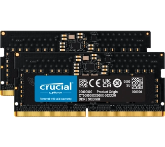 Pamięć Crucial DDR5 16GB (2 x 8GB) 5600 CL46 SODIMM Czarny