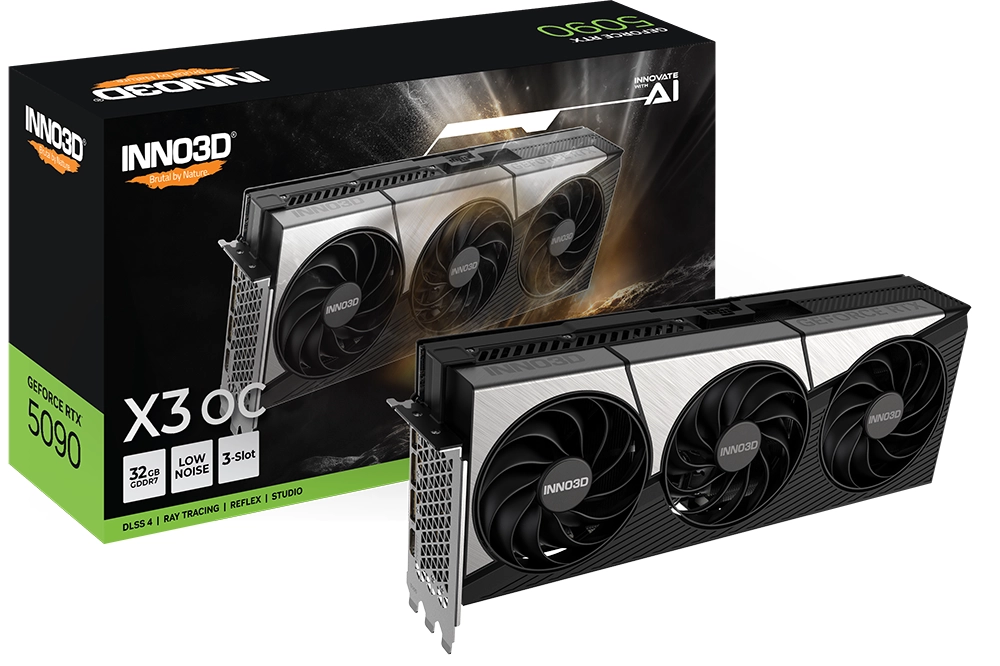 Karta graficzna Inno3D GeForce RTX 5090 X3 OC 32GB GDDR7 512bit DLSS 4