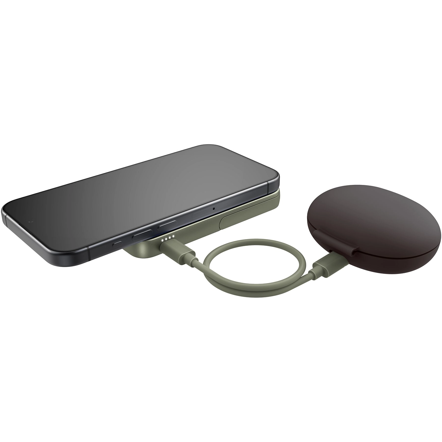 Powerbank Fresh 'n Rebel 2PBM5000DG Magnetic Wireless 5000mAh MagSafe 7,5W Dried Green