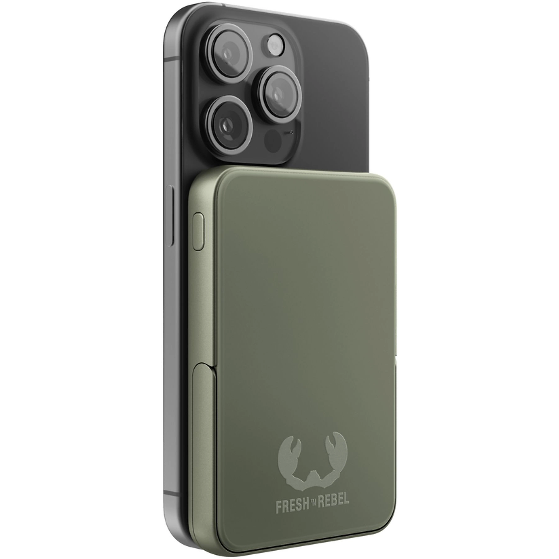 Powerbank Fresh 'n Rebel 2PBM5000DG Magnetic Wireless 5000mAh MagSafe 7,5W Dried Green