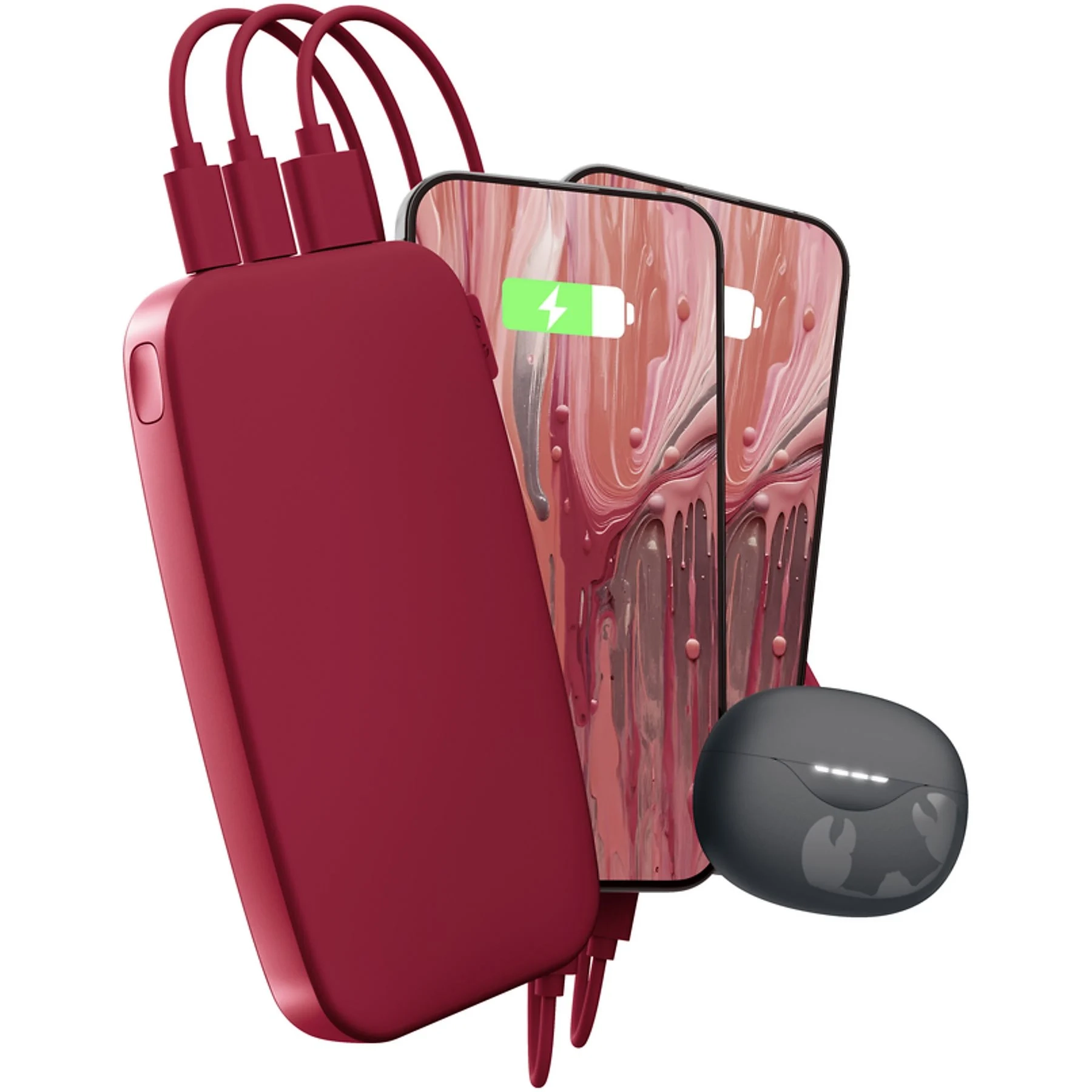 Powerbank Fresh 'n Rebel 2PB18100VBR 18000mAh 20W Berry Red