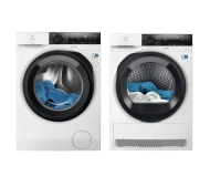 Electrolux pralka 700 SteamCare EW7FX4492PQ 9kg 1400 obr/min + suszarka 800 UltraCare EW8D495MCP 63,8cm 9kg