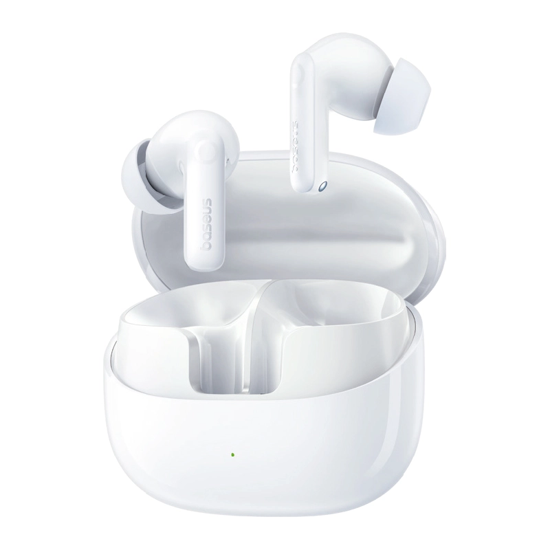 Słuchawki bezprzewodowe Baseus Bass BP1 Pro ANC Dokanałowe Bluetooth 6.0 Biały