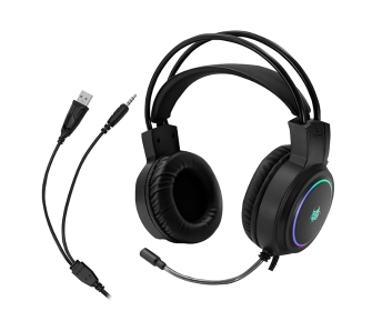 Słuchawki przewodowe z mikrofonem Tracer Gamezone GZ X1 Nauszne Czarny
