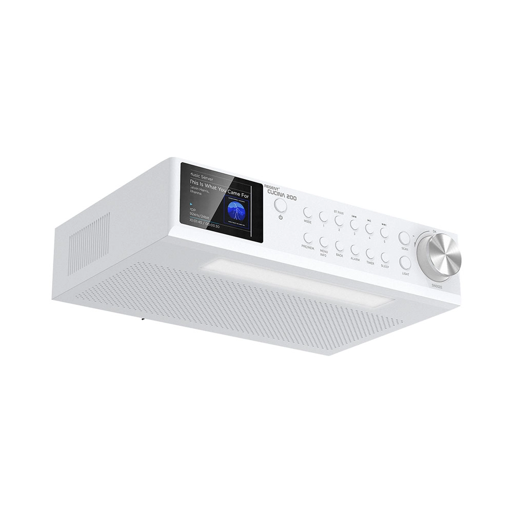 Radioodbiornik Ferguson Regent Cucina 200 Radio FM, DAB+ Bluetooth Biały
