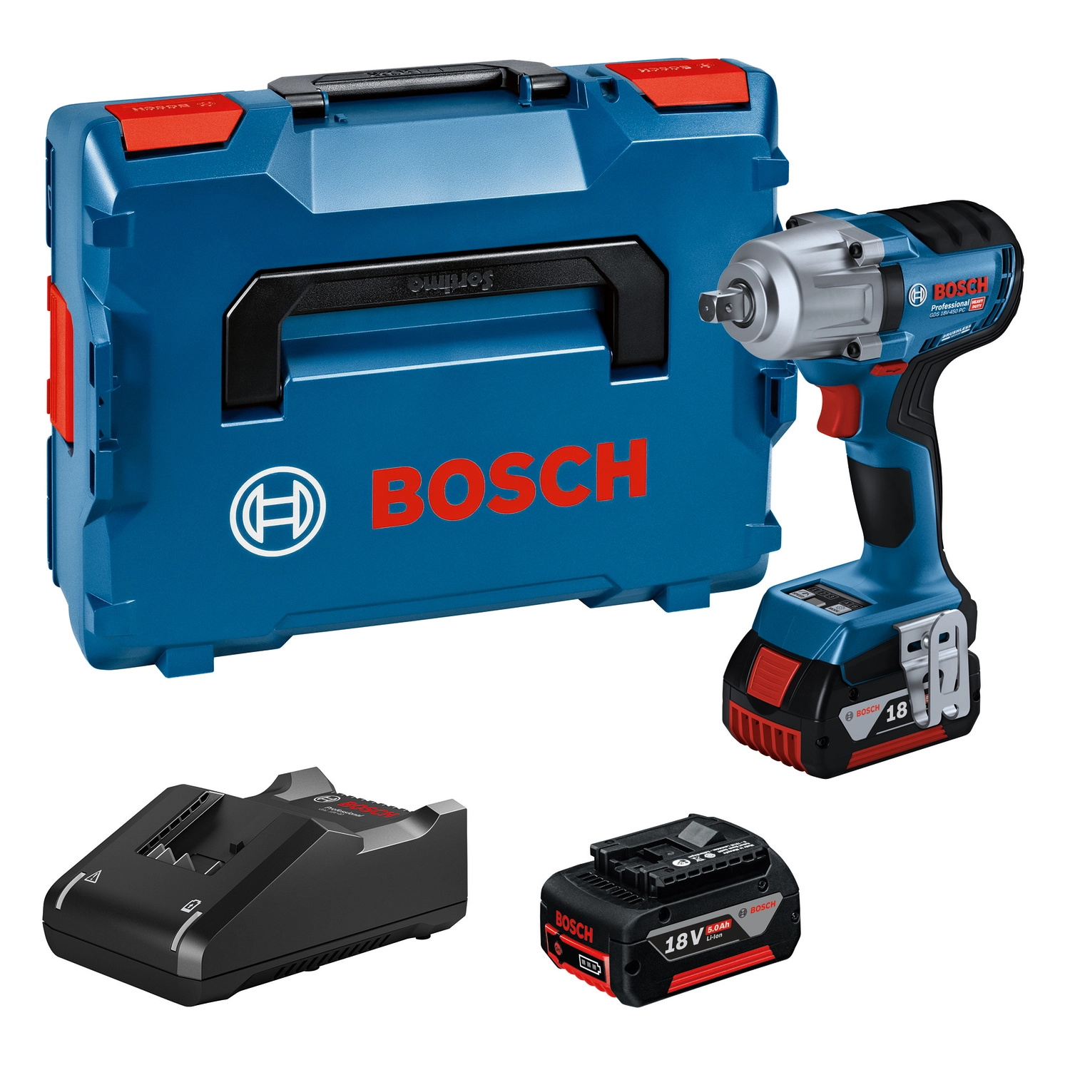 Klucz udarowy Bosch Professional GDS 18V-450 PC 0 601 9K4 102