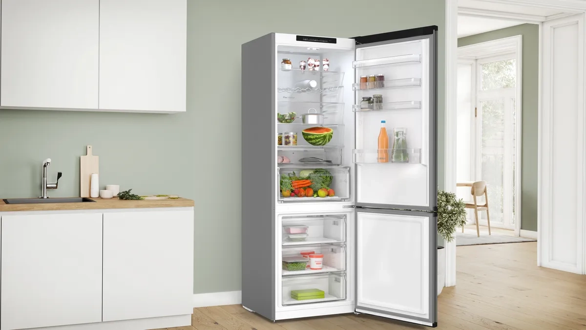 Lodówka Bosch KGN49OCAF Pełny No Frost 203cm Komora świeżości Antracyt