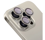 Bizon na aparat z aplikatorem Snap Lens do iPhone 15 Pro/15 Pro Max szara ramka