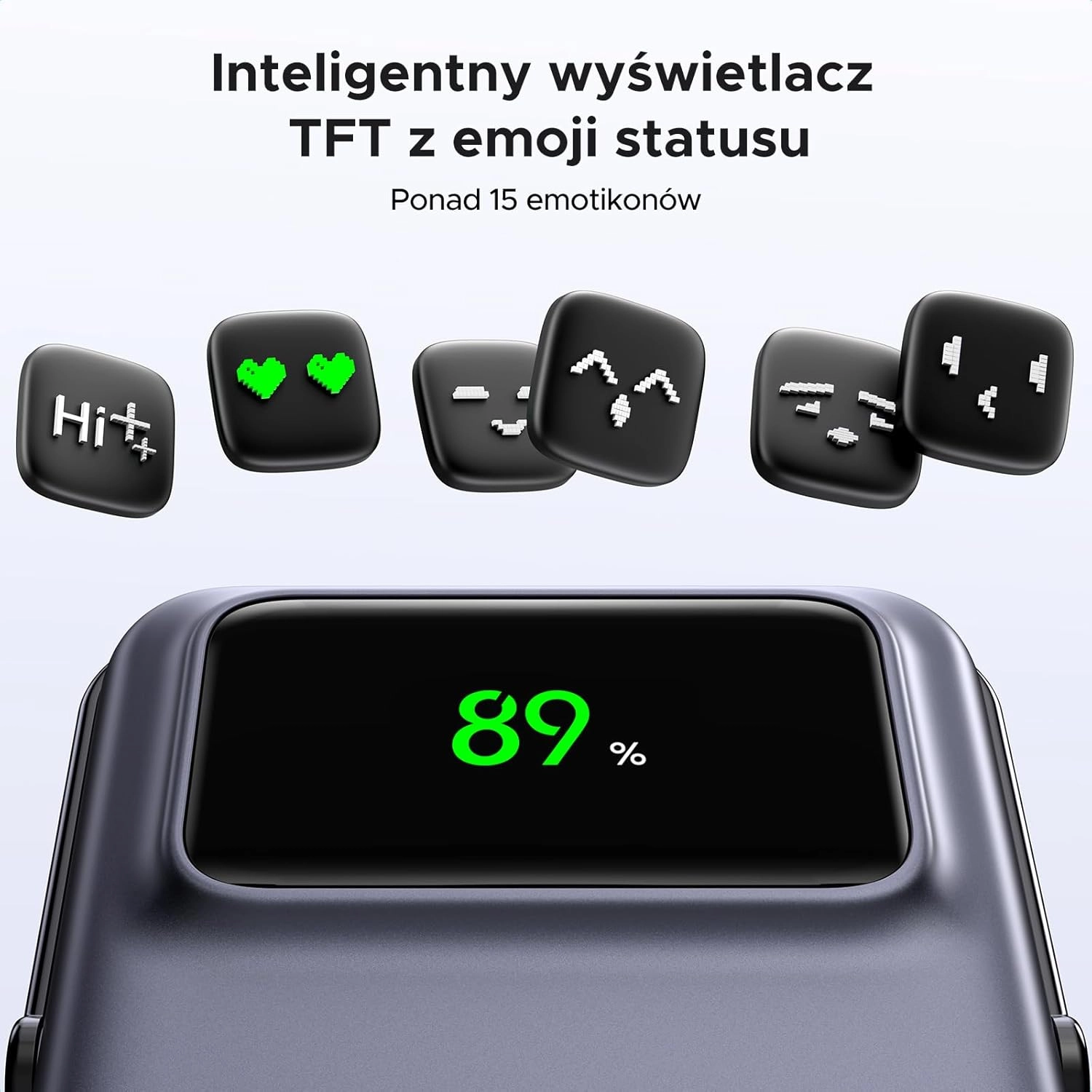Powerbank UGREEN UNO PB572 Magnetyczny 10000mAh Qi 7,5W Szary
