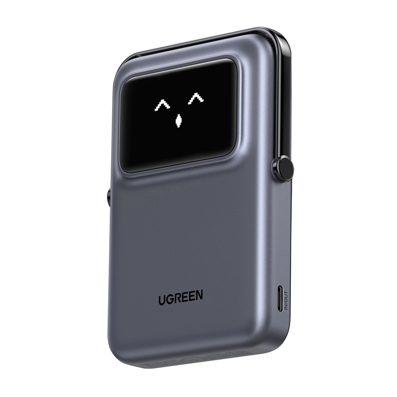 Powerbank UGREEN UNO PB572 Magnetyczny 10000mAh Qi 7,5W Szary