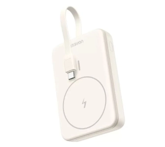 Powerbank UGREEN PB760 10000mAh PD 20W MagSafe Wbudowany kabel USB-C Różowy
