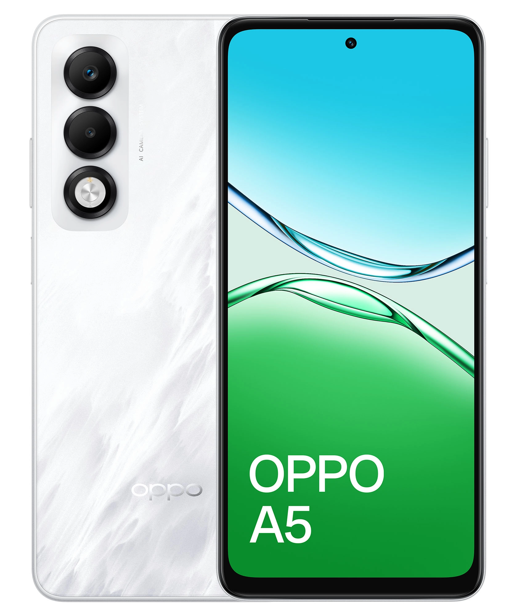 Smartfon OPPO A5 6/128GB 6,67" 90Hz 50Mpix Biały