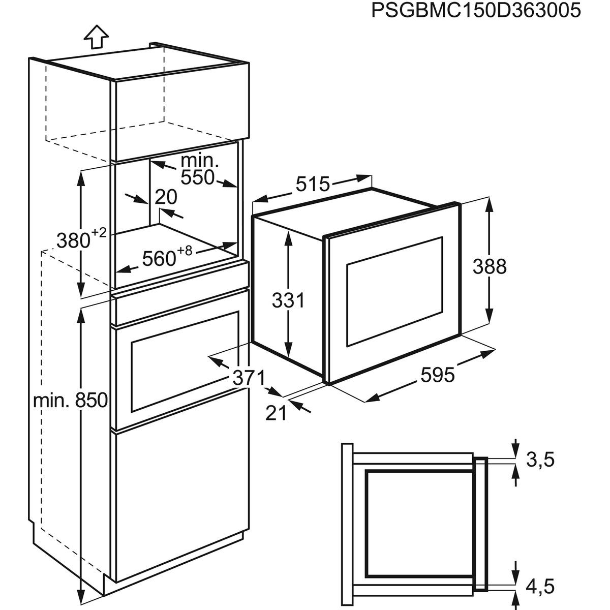 Kuchenka mikrofalowa Electrolux EMT25207OX
