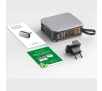 Powerbank 4smarts Lucid 3iw1 Hybrid Charger 10000mAh 20W Wbudowany kabel USB-C / Lightning Srebrny