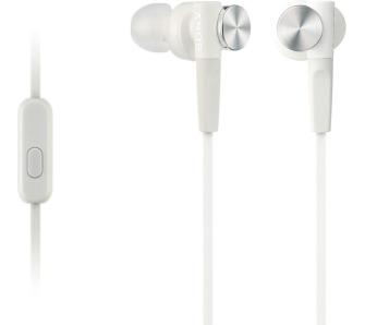 Słuchawki przewodowe Sony MDR-XB50AP Dokanałowe Mikrofon Biały