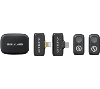 Zestaw bezprzewodowy Hollyland LARK A1 Combo Duo Czarny
