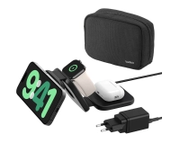 Belkin 3w1 Qi2 15W Czarny