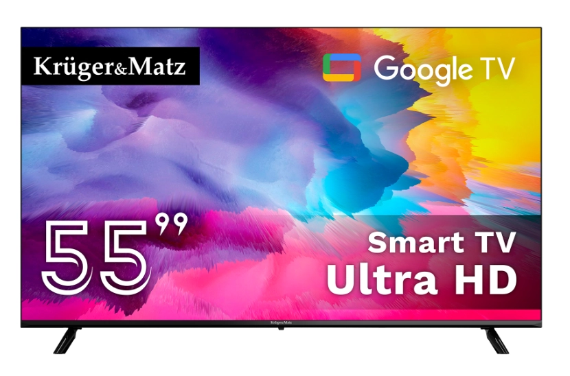 Telewizor Kruger & Matz 55U730QB 55" UHD Google TV DVB-T2