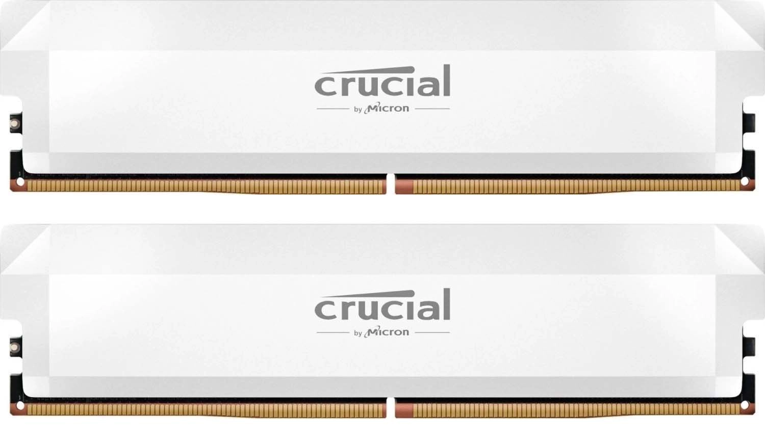 Pamięć RAM Crucial Pro Overclocking DDR5 32GB (2x16GB) 6400 CL38 Biały