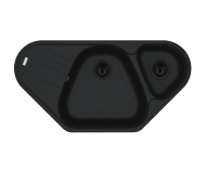 Franke Antea AZG 661-E Granitowy Czarny mat