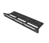 Lanberg PPKS-1124-B PUSTY 24 PORT 1U 19" Czarny