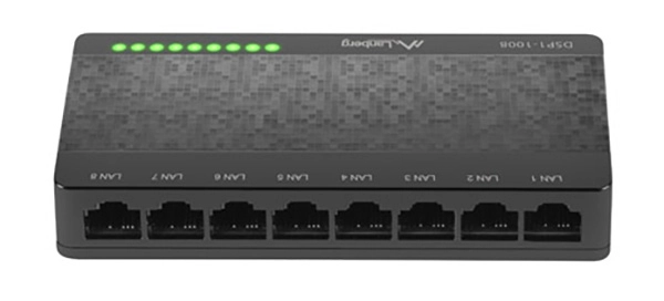 Switch Lanberg DSP1-1008 Czarny