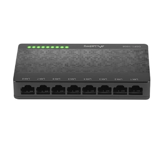 Switch Lanberg DSP1-1008 Czarny