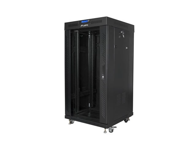 Szafa rack Lanberg FF01-6622-12BL 19" 22U 600X600