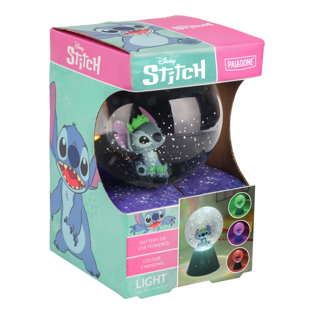 Lampka Paladone Kula Śnieżna Disney Stitch LED
