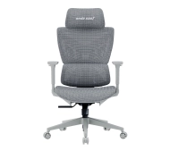 Anda Seat X-Air Mega XL Mesh Gamingowy do 120kg Tkanina Szaro-różowy