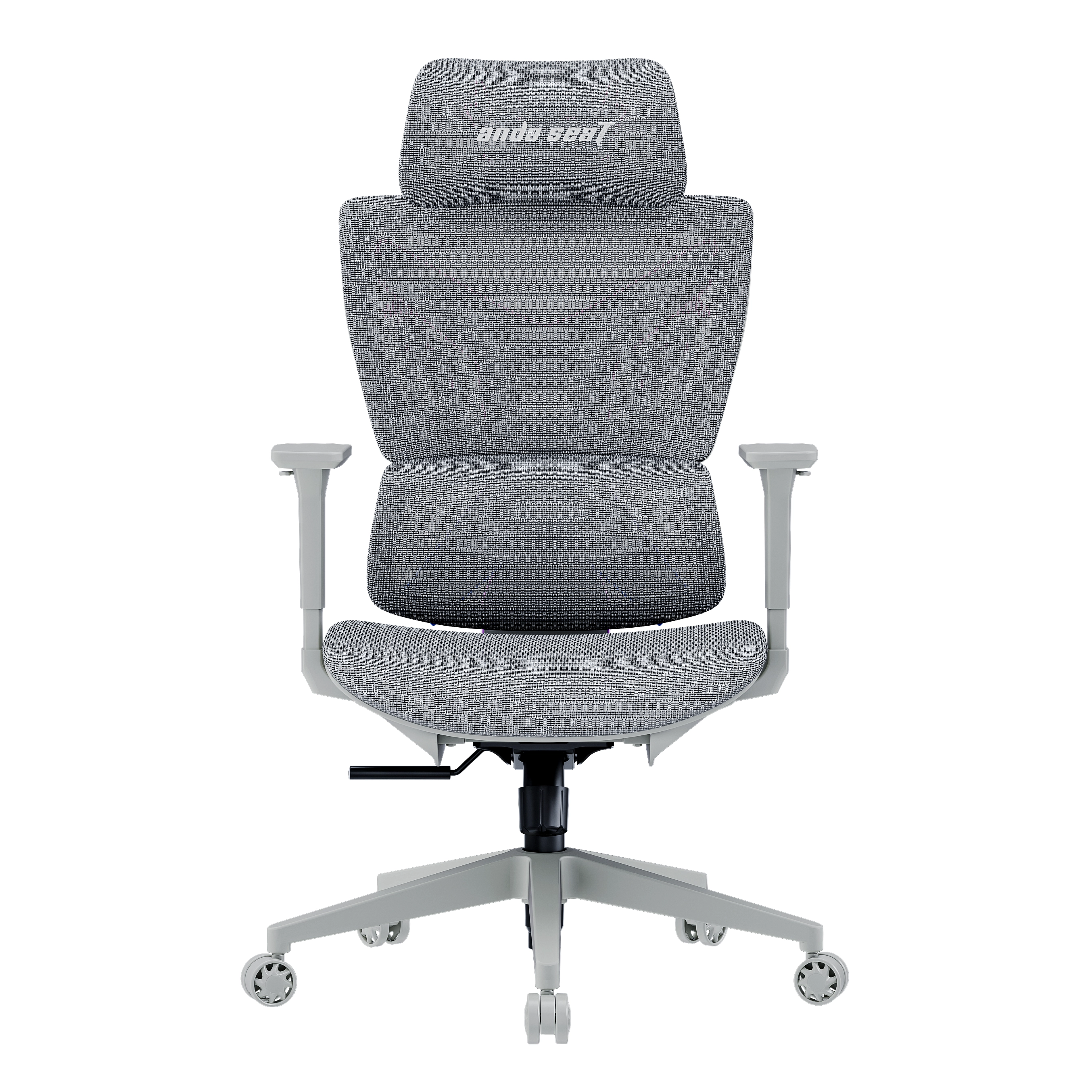 Fotel Anda Seat X-Air Mega XL Mesh Gamingowy do 120kg Tkanina Szaro-różowy