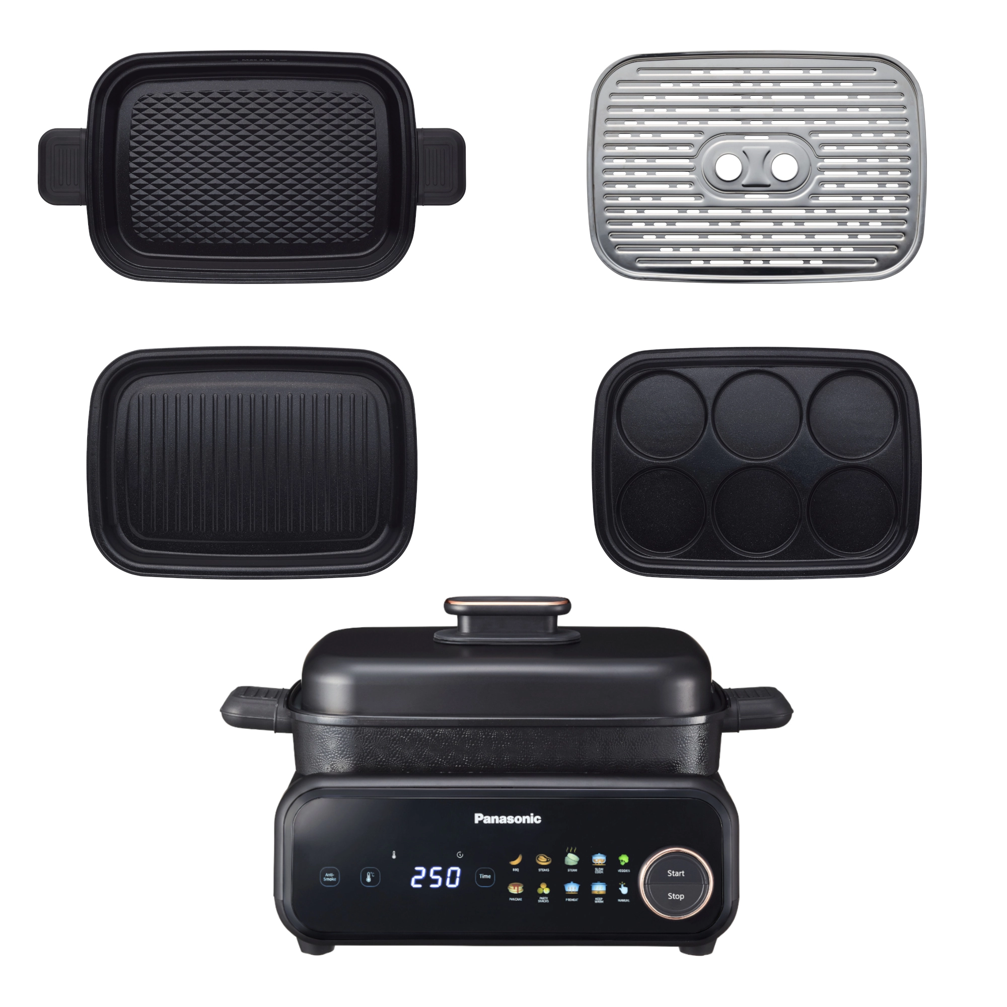 Multicooker Panasonic NF-GM400KXE 1400W 2,5l Ruszt do gotowania na parze