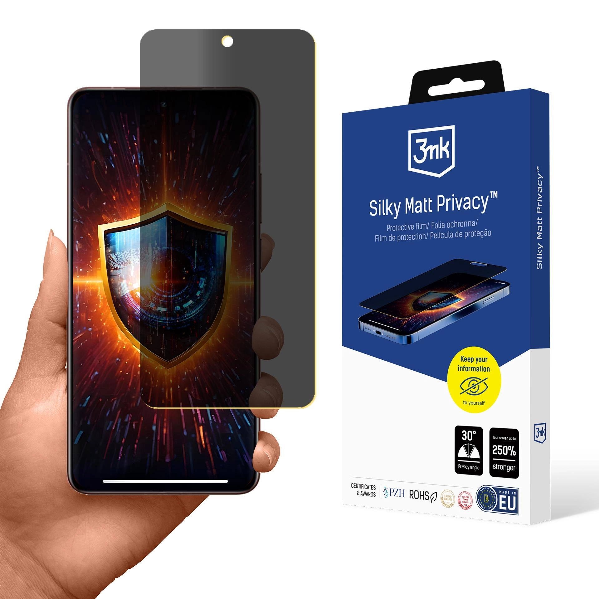 Folia ochronna 3mk Silky Matt Privacy do Realme GT7 Pro