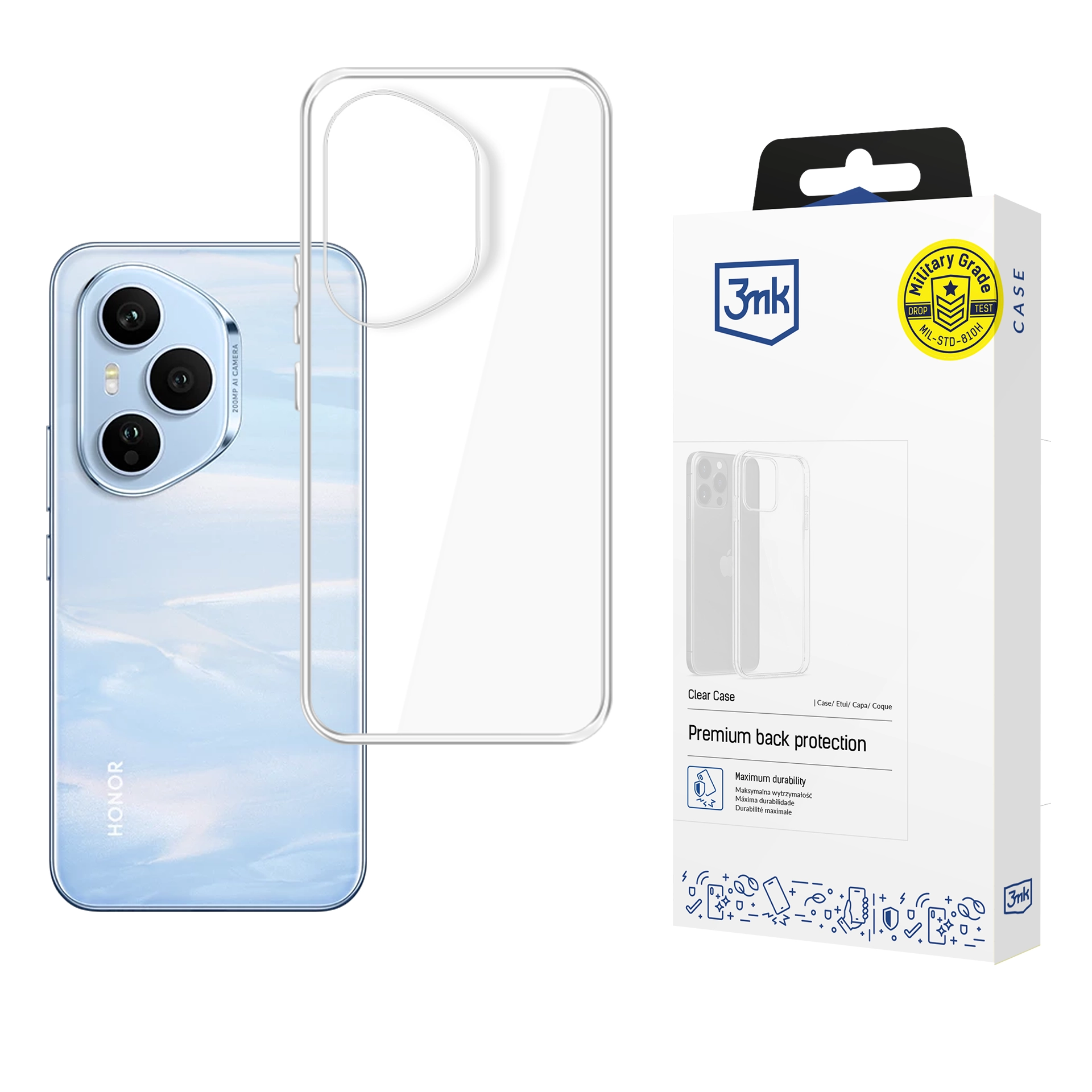 Etui 3mk Clear Case do Honor 400 PRO