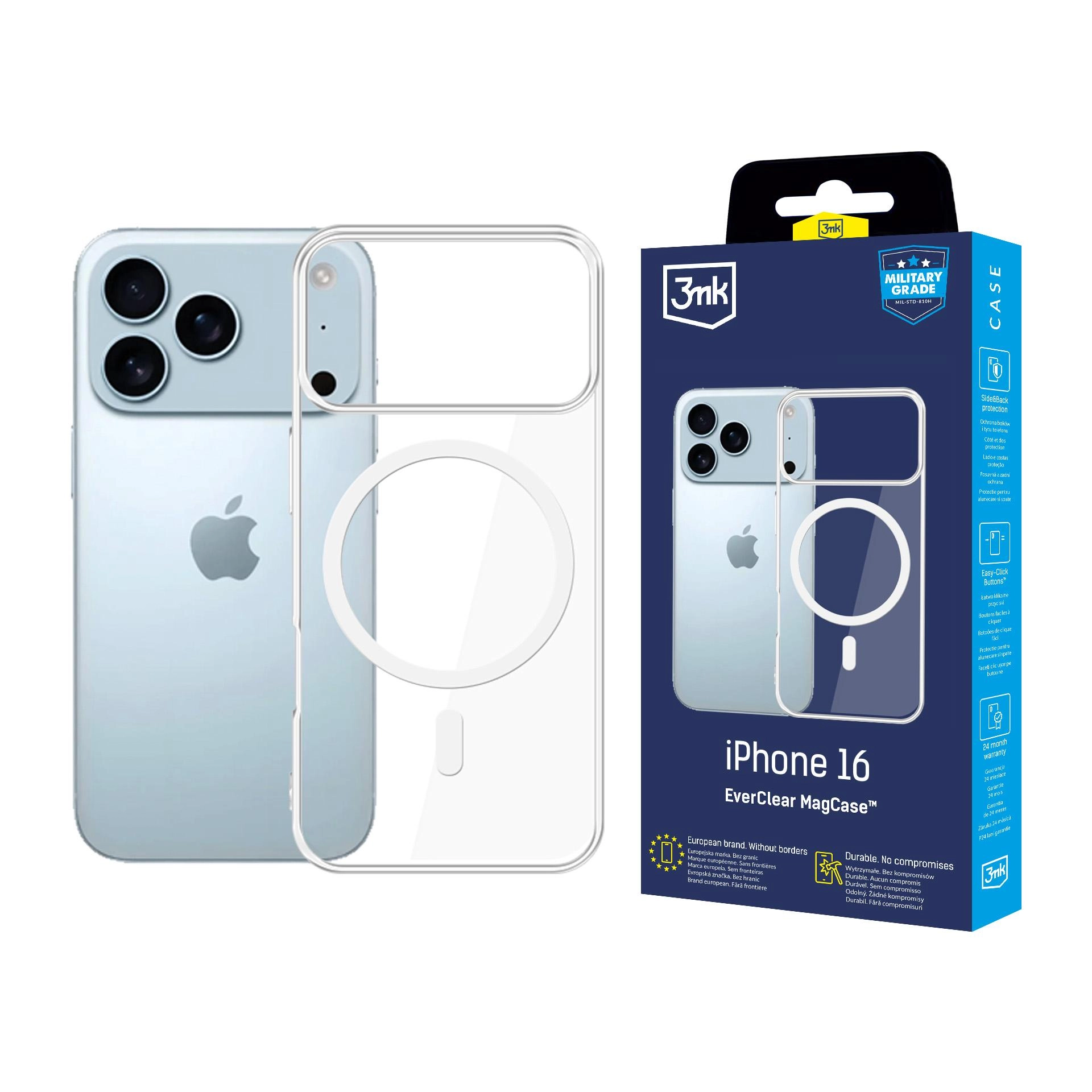 Etui 3mk EverClear MagCase do iPhone 17 Pro Max