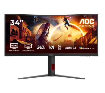 Monitor AOC CU34G4Z 34" UWQHD Fast VA 240Hz 0,3ms MPRT Zakrzywiony Gamingowy