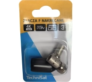 TechniSat 0001/3358 Złącza F nakręcane 2 szt. + osłona