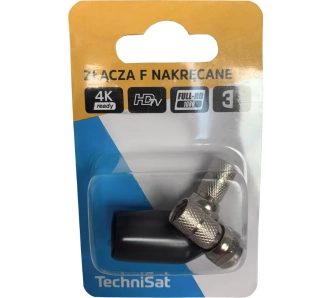 Wtyk antenowy TechniSat 0001/3358 Złącza F nakręcane 2 szt. + osłona