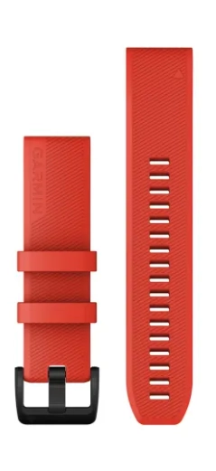 Pasek Garmin QuickFit silikon 22 mm Czerwony