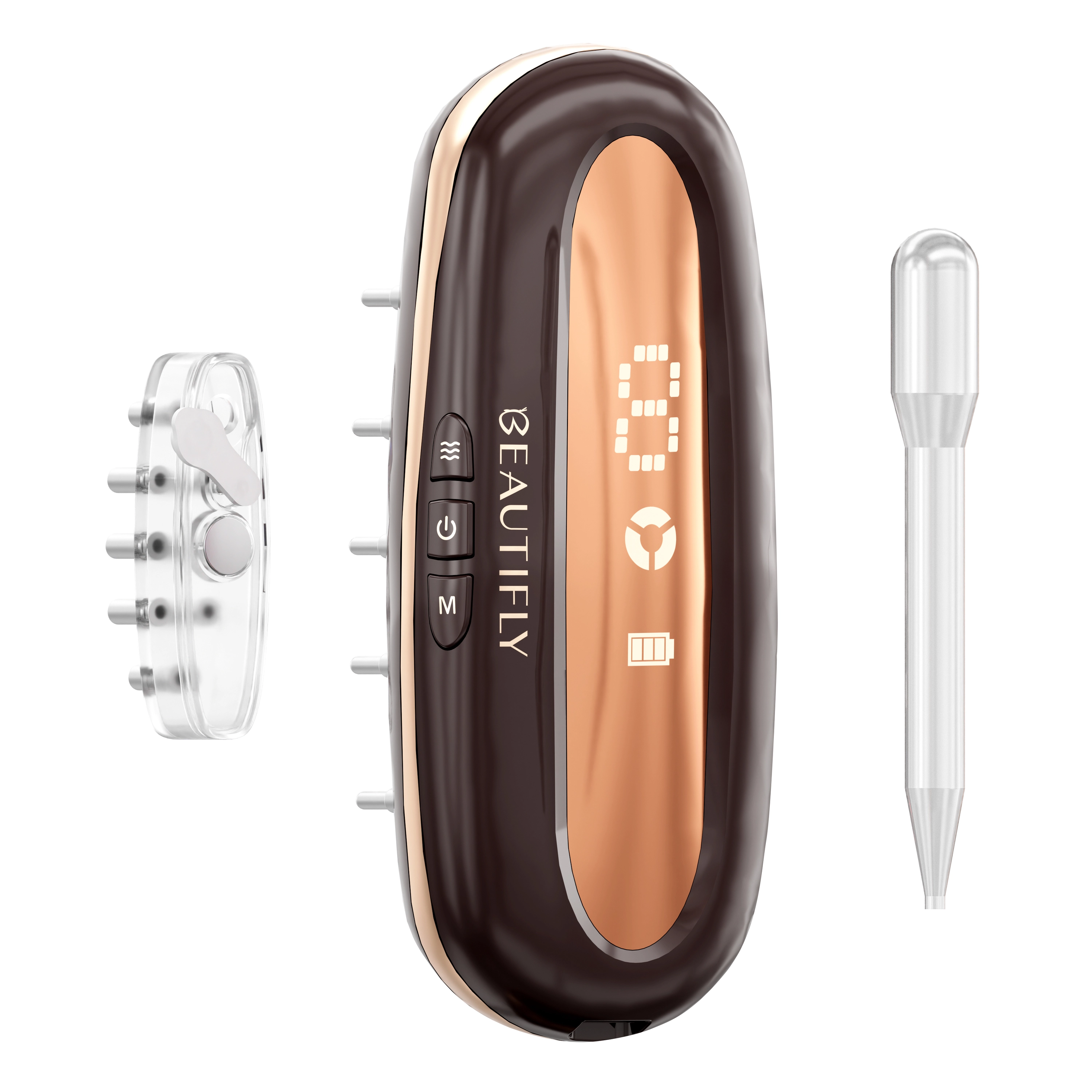 Grzebień na porost włosów Beautifly LaserBoost PRO series Brązowy