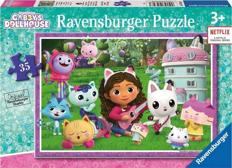 Puzzle Koci Domek Gabi 35 elementów