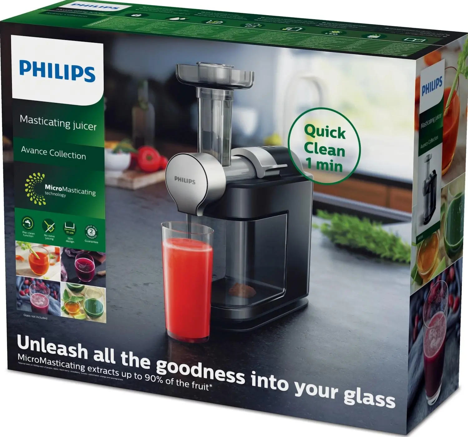Wyciskarka wolnoobrotowa Philips Avance HR1946/70 200W