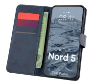 Bizon z klapką Pocket do OnePlus Nord 5 Granatowy