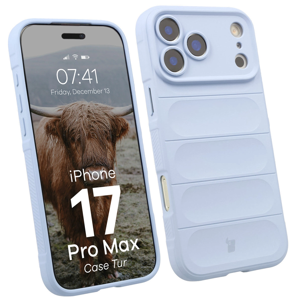Etui Bizon Tur do Apple iPhone 17 Pro Max Jasnoniebieski