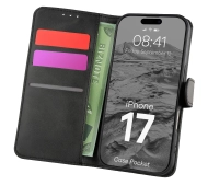 Bizon z klapką Pocket do Apple iPhone 17 Czarny
