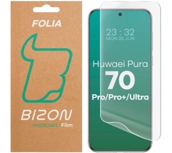 Folia hydrożelowa Bizon na ekran Hydrogel Front do Huawei Pura 70 Pro / Pro+ / Ultra 1 sztuka